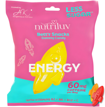 nutriluv - Bett’r Snacks Energy Gummy Candy 75g